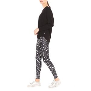 TEREZ Star Print Leggings full length Small High Waist Activewear Gym workout